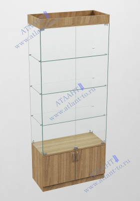 4ТДК-Витрина из стекла серия "Бюджет"